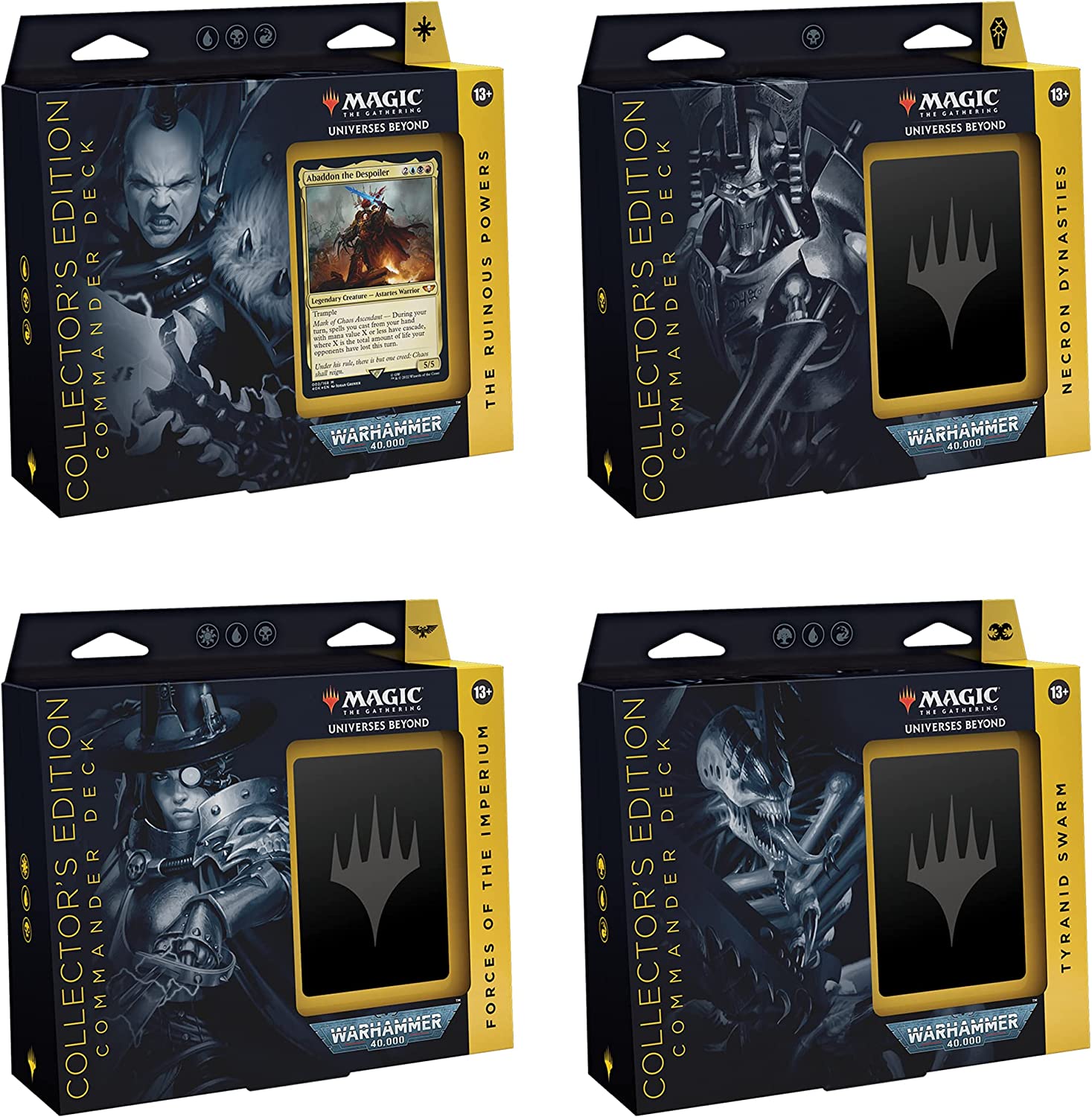 【無疆新宇宙：WARHAMMER 40,000】指揮官套牌1套(典藏版)(英文)