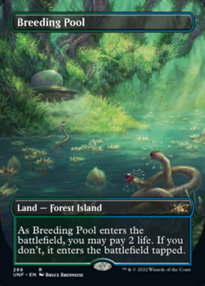 【ENG】☆Foil☆《滋生之池/Breeding Pool》[Unfinity] UNF.286