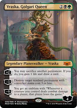 【ENG】☆Foil☆《葛加理女王瓦絲卡/Vraska, Golgari Queen》[MYTHIC EDITION]