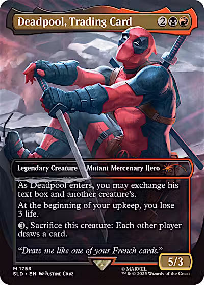 【ENG】《Deadpool, Trading Card》[Secret Lair] SLD.1753