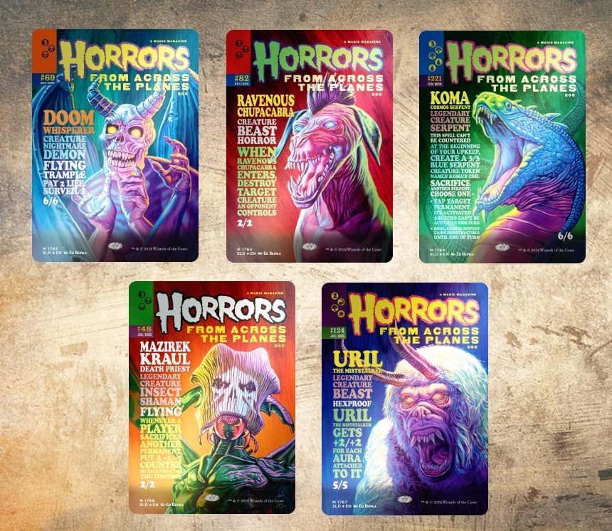 【Secret Lair】Monstrous Magazines Foil Edition