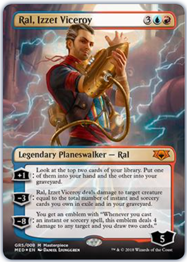 【ENG】☆Foil☆《伊捷總督拉爾/Ral, Izzet Viceroy》[MYTHIC EDITION]