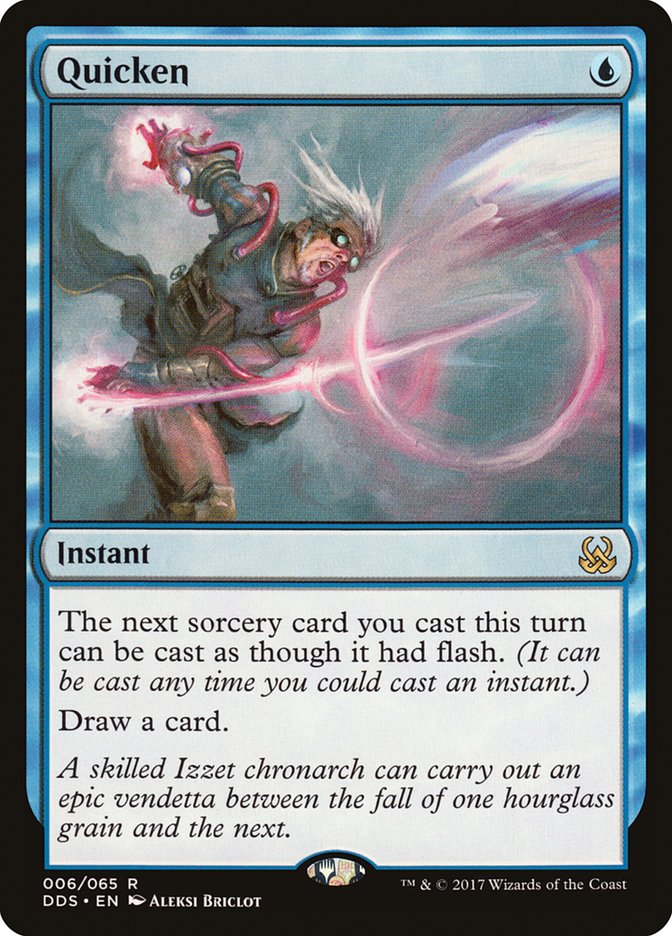 【ENG】《加快/Quicken》[Duel Decks: Mind vs. Might]