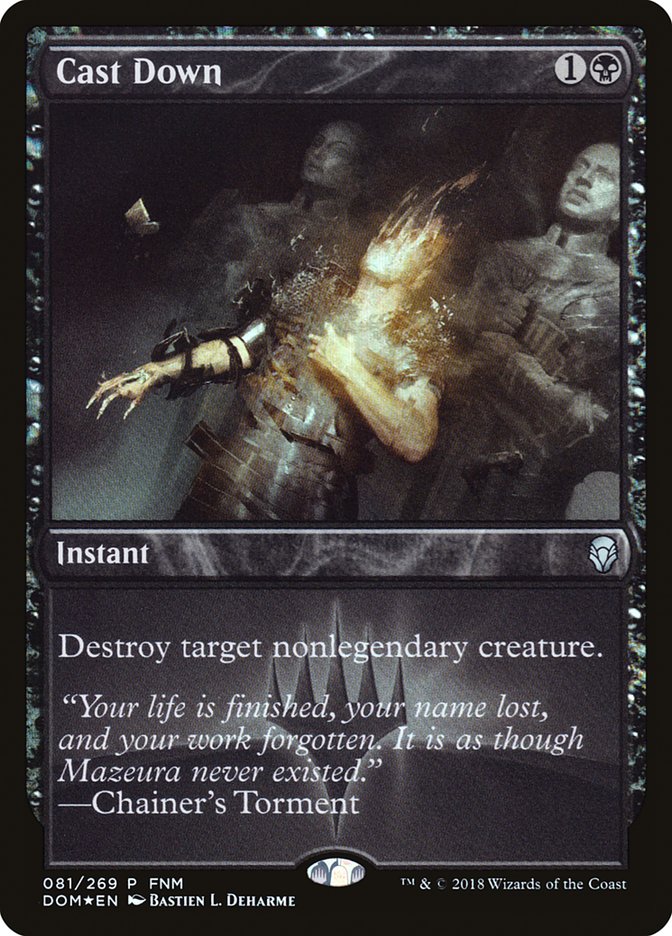 【CHT】 ☆Foil☆ 《湮滅/Cast Down》[PROMO]