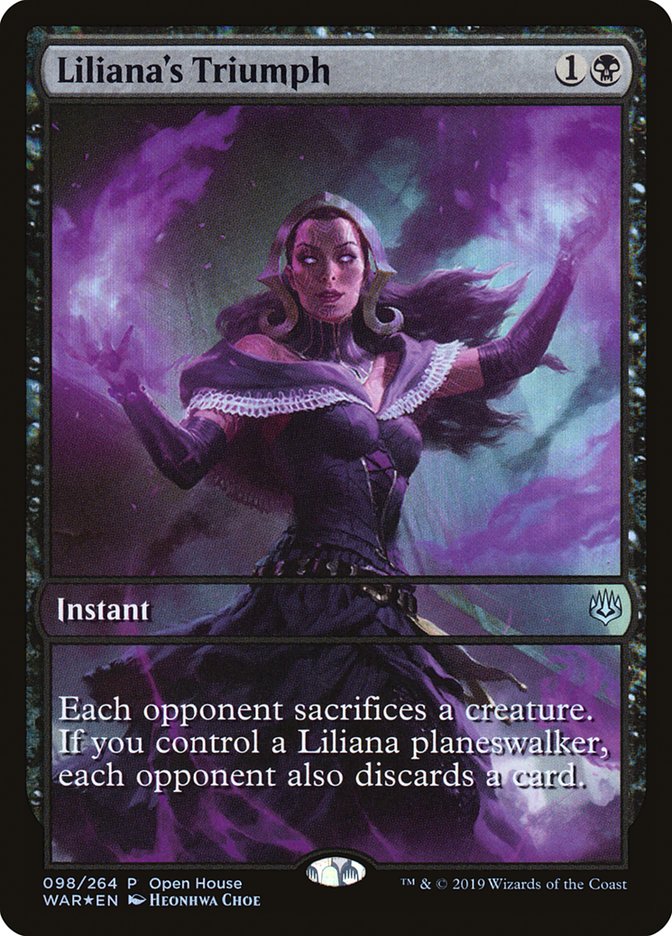 【CHT】 ☆Foil☆ 《莉蓮娜得勝/Liliana's Triumph》[PROMO]