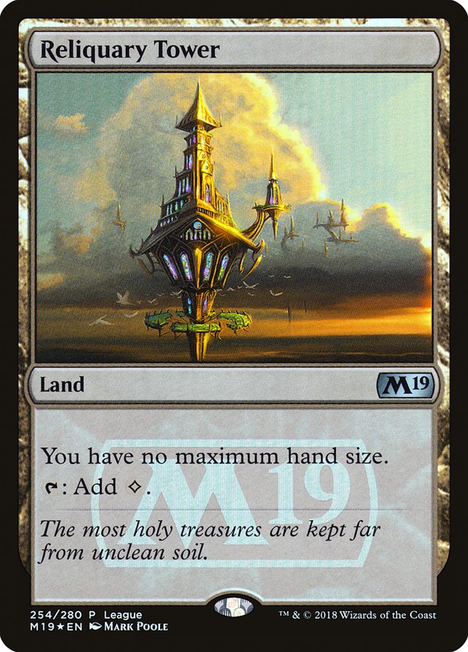 【CHT】☆Foil☆《聖物塔/Reliquary Tower》[M19-PROMO]