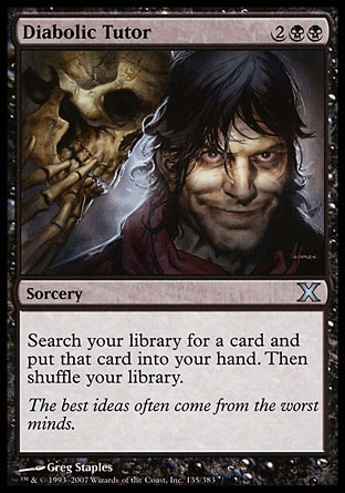 【ENG】《惡魔導師/Diabolic Tutor》[第十版]