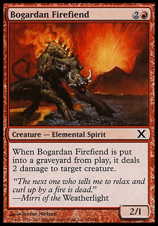 【ENG】《博卡登炎魔/Bogardan Firefiend》[第十版]
