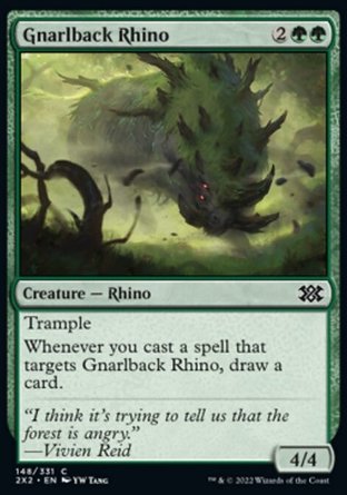 【ENG】《糙背犀牛/Gnarlback Rhino》[雙星大師2022]