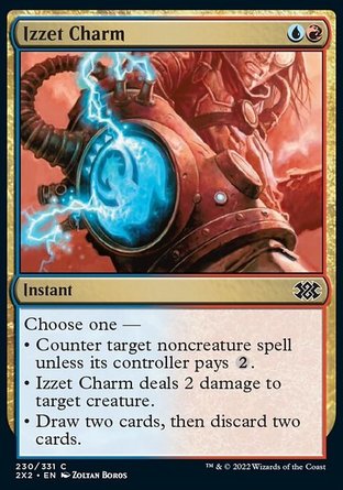 【JPN】 ☆Foil☆ 《伊捷護符/Izzet Charm》[雙星大師2022]