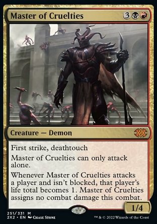 【JPN】 ☆Foil☆ 《暴行大師/Master of Cruelties》[雙星大師2022]