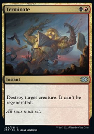 【JPN】 ☆Foil☆ 《終結/Terminate》[雙星大師2022]