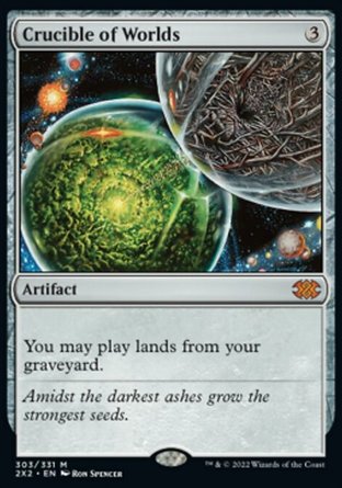 【JPN】 ☆Foil☆ 《世間錘鍊/Crucible of Worlds》[雙星大師2022]