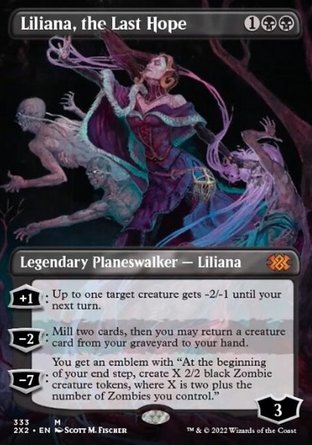【JPN】 ☆Foil☆ 《最終救星莉蓮娜/Liliana, the Last Hope》[雙星大師2022]