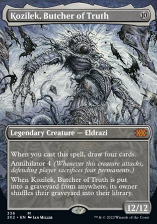 【JPN】 ☆Foil☆ 《真理屠夫寇基雷/Kozilek, Butcher of Truth》[雙星大師2022]