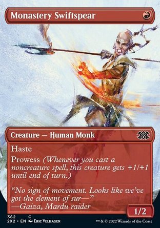 【JPN】《寺院迅矛僧/Monastery Swiftspear》[雙星大師2022]