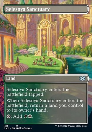 【JPN】《瑟雷尼亞聖殿/Selesnya Sanctuary》[雙星大師2022]