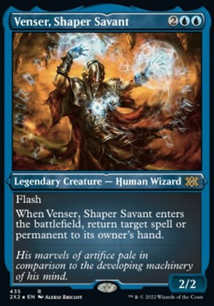 【JPN】 ☆蝕刻閃☆ 《塑形學者凡瑟/Venser, Shaper Savant》[雙星大師2022]