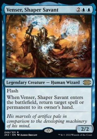 【ENG】《塑形學者凡瑟/Venser, Shaper Savant》[雙星大師2022]