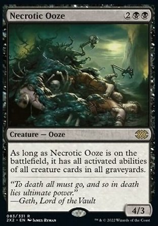 【JPN】 ☆Foil☆ 《潰疽流漿/Necrotic Ooze》[雙星大師2022]