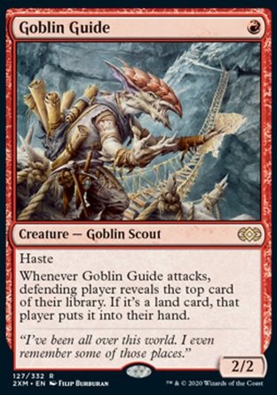 【JPN】 ☆Foil☆ 《鬼怪嚮導/Goblin Guide》[雙星大師]