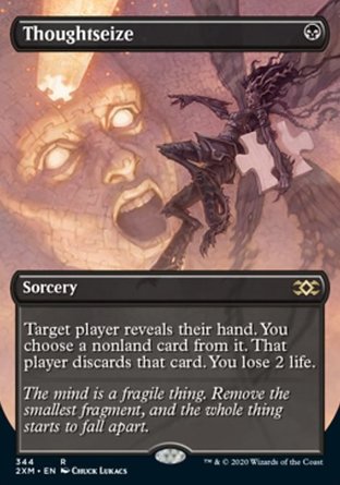 【JPN】 ☆Foil☆ 《攫取思緒/Thoughtseize》[雙星大師]
