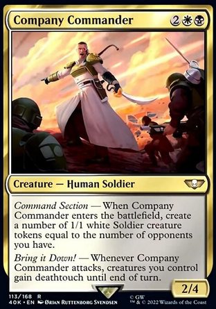 【ENG】《連隊指揮官/Company Commander》[戰鎚40K指揮官]