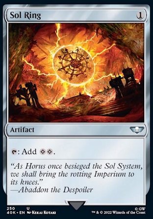 【ENG】《陽光戒/Sol Ring》[戰鎚40K指揮官]