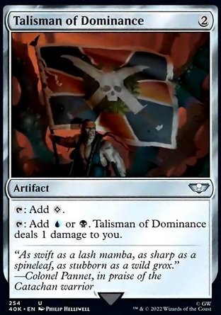 【ENG】《控馭飾符/Talisman of Dominance》[戰鎚40K指揮官]