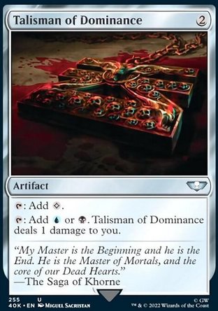 【ENG】《控馭飾符/Talisman of Dominance》[戰鎚40K指揮官]