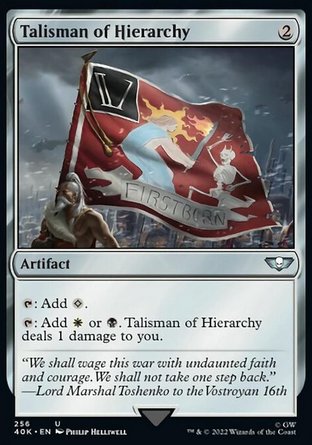 【ENG】《階層飾符/Talisman of Hierarchy》[戰鎚40K指揮官]