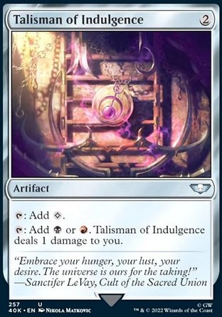 【ENG】《不羈飾符/Talisman of Indulgence》[戰鎚40K指揮官]