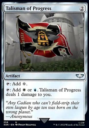 【ENG】《精進飾符/Talisman of Progress》[戰鎚40K指揮官]