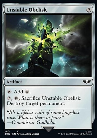【ENG】《不穩定石碑/Unstable Obelisk》[戰鎚40K指揮官]