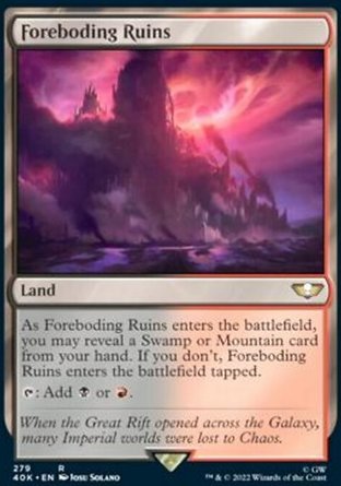 【ENG】《惡兆遺跡/Foreboding Ruins》[戰鎚40K指揮官]