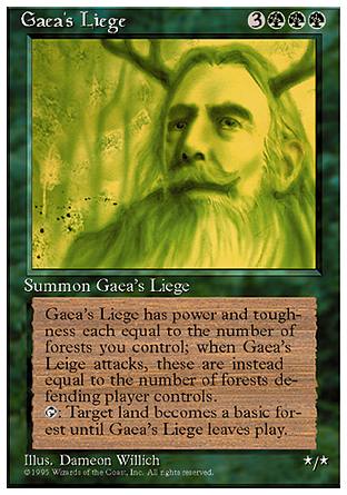 【JPN】《蓋亞的王侯/Gaea's Liege》[第四版]〔SP〕