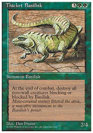 【JPN】《灌木叢蜥怪/Thicket Basilisk》[第四版]〔SP〕