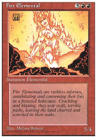 【JPN】《火元素/Fire Elemental》[第四版]