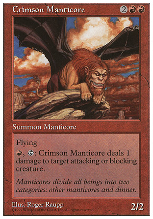 【ENG】《赤色的翼獅/Crimson Manticore》[第五版]