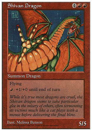 【ENG】《西瓦巨龍/Shivan Dragon》[第五版]