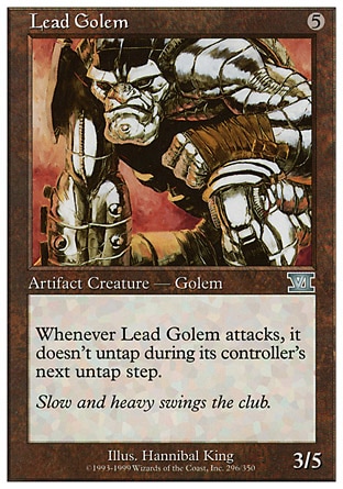 【ENG】《鉛魔像/Lead Golem》[古典第六版]
