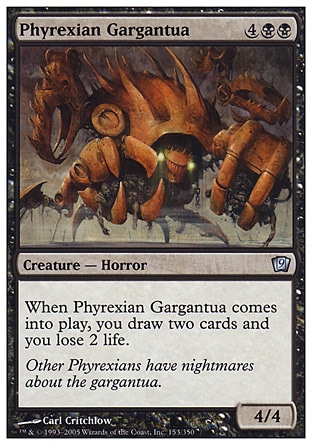 【ENG】《非瑞克西亞巨罡獸/Phyrexian Gargantua》[第九版]