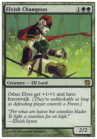 【ENG】《妖精鬥士/Elvish Champion》[第九版]