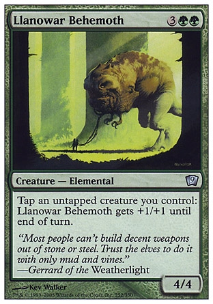 【ENG】《羅堰貝西摩斯/Llanowar Behemoth》[第九版]