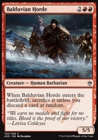 【JPN】《博都維亞部族/Balduvian Horde》[25大師]