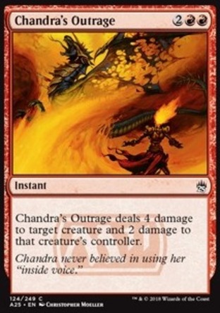 【JPN】《茜卓的暴怒/Chandra's Outrage》[25大師]