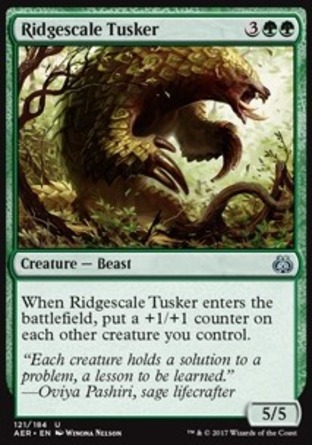 【JPN】《脊鱗長牙獸/Ridgescale Tusker》[乙太之亂]