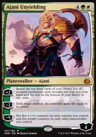 【JPN】《剛毅阿耶尼/Ajani Unyielding》[乙太之亂]