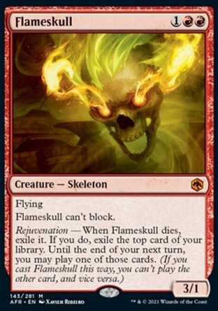 【ENG】《烈焰骷髏/Flameskull》[被遺忘國度戰記]