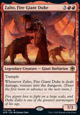 【ENG】《火巨人公爵札爾托/Zalto, Fire Giant Duke》[被遺忘國度戰記]